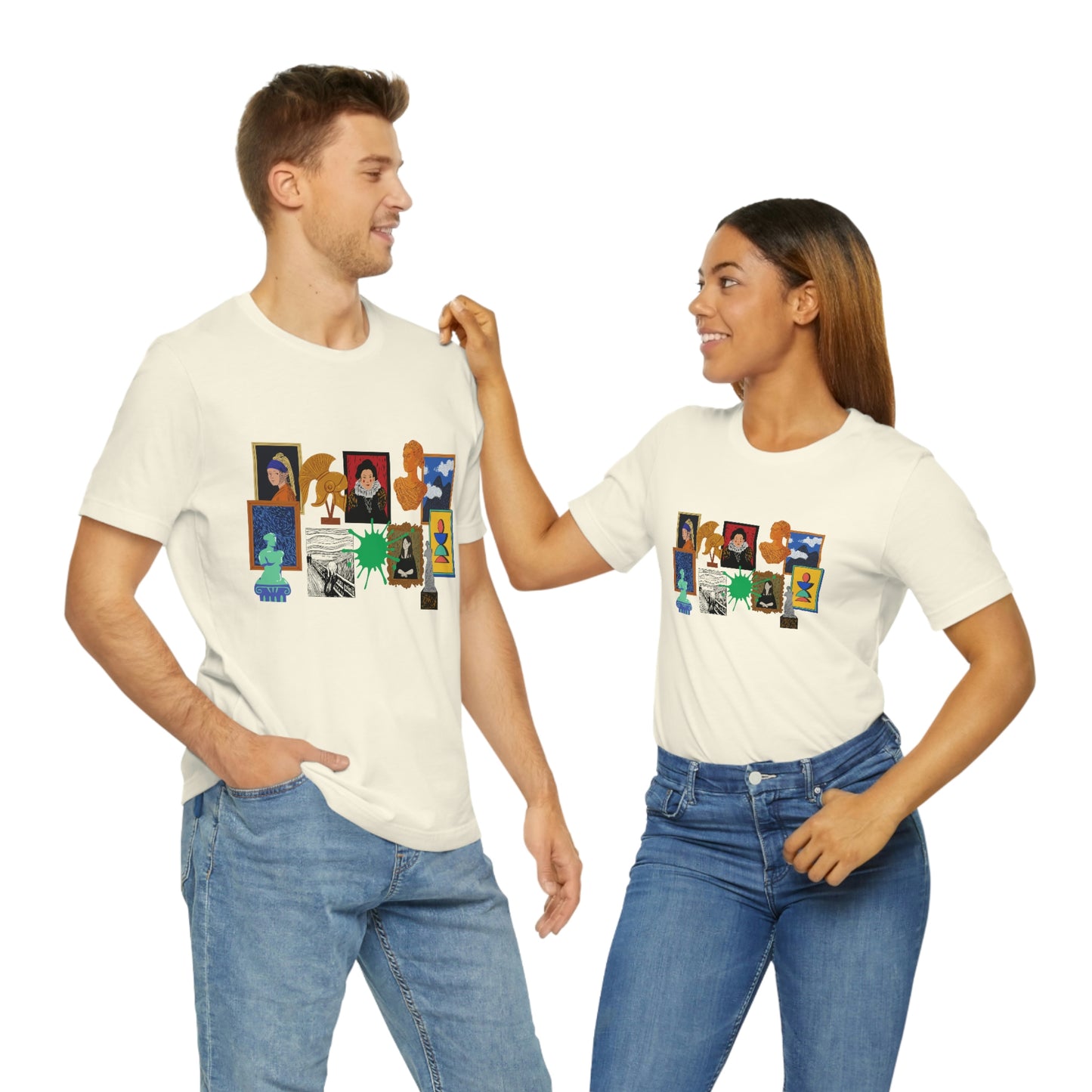 Art Collage - Unisex Jersey Short Sleeve Tee