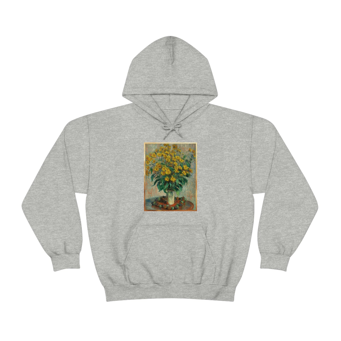 Monet Flowers - Unisex Heavy Blend™ Hooded Sweatshirt