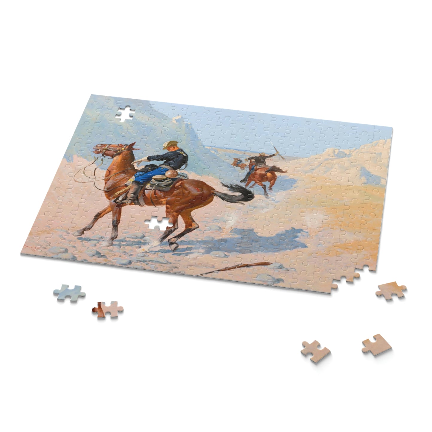 The Advanced Guard, Frederic Remington (120, 252, 500-Piece Puzzle)