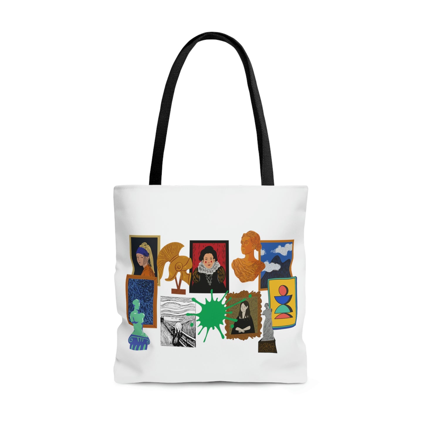 Art Collage Tote Bag