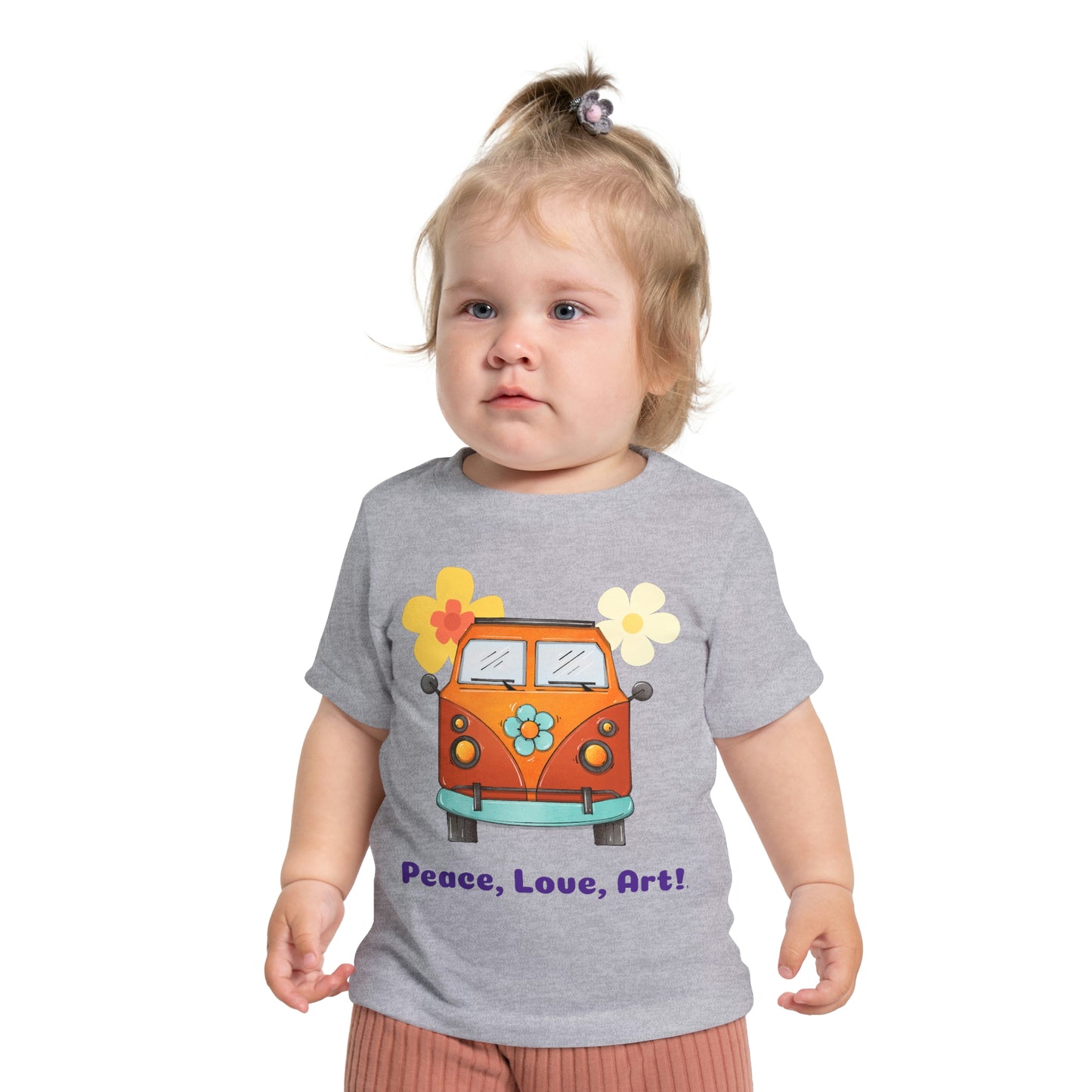 Peace, Love, Art! Baby Short Sleeve T-Shirt