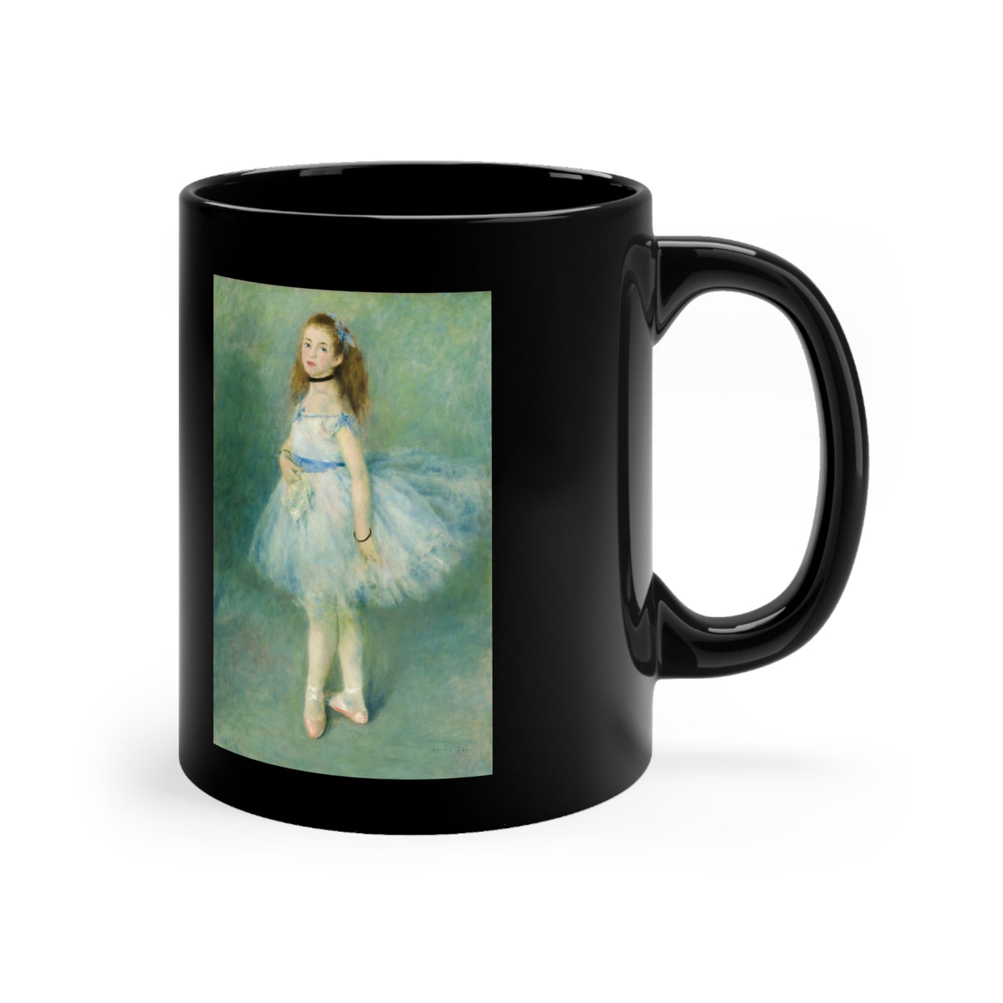 Renoir- Black mug 11oz