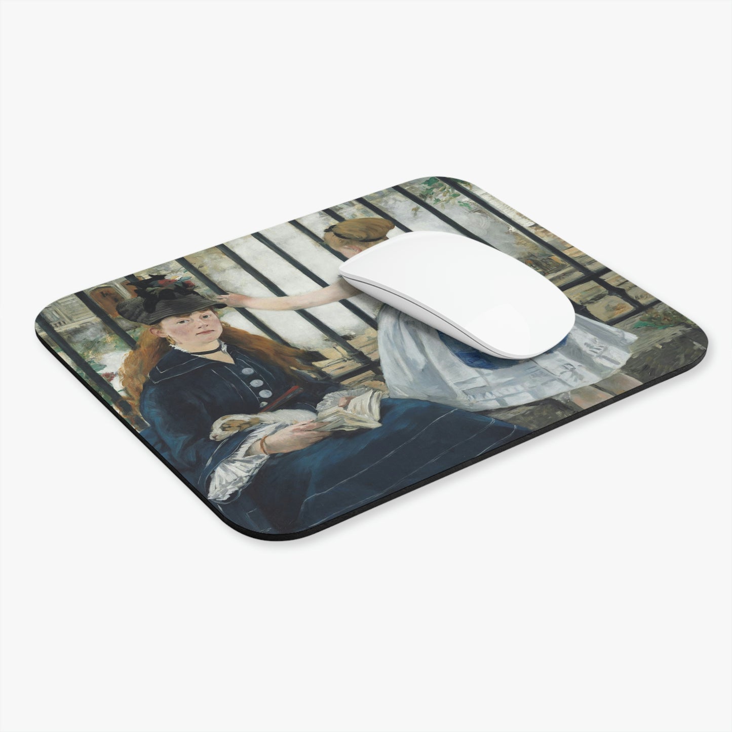 The Railway, Edouard Manet Mouse Pad (Rectangle)