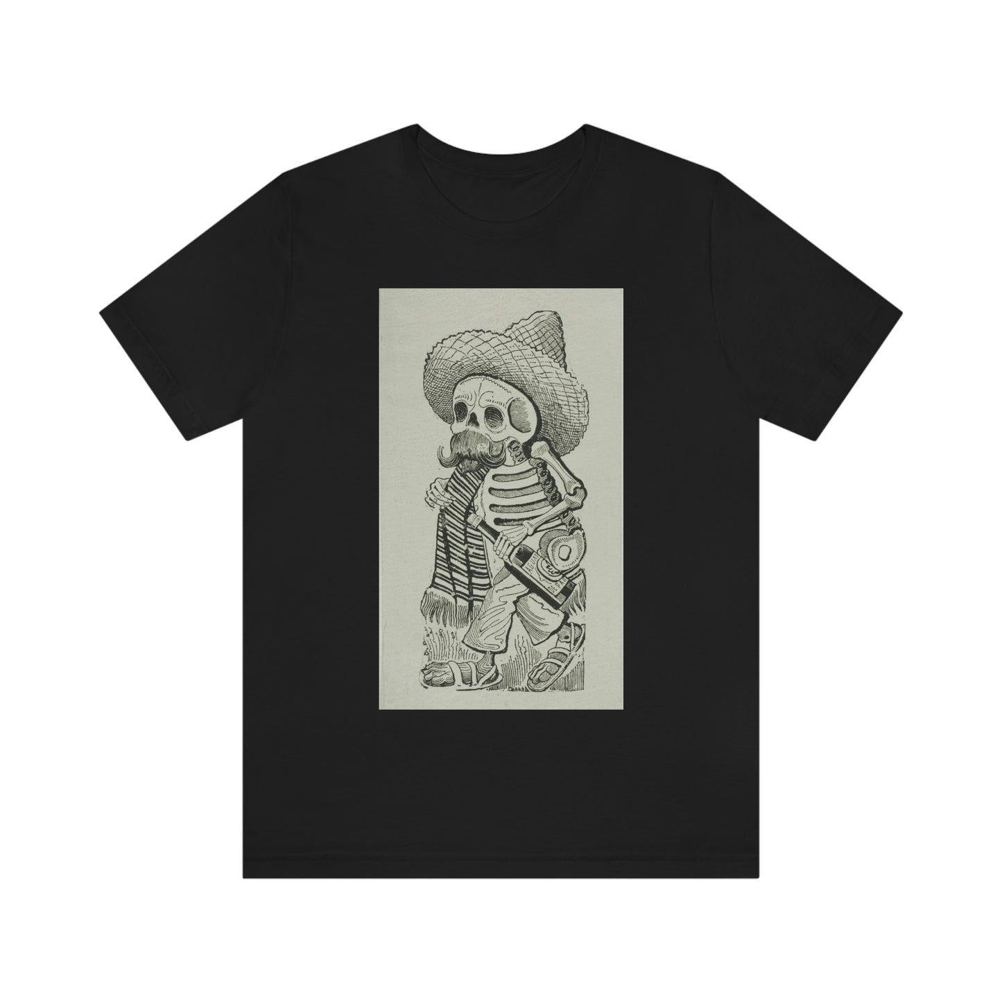 Calavera of Francisco Madero, Jose Guadalupe Posada - Unisex Jersey Short Sleeve Tee