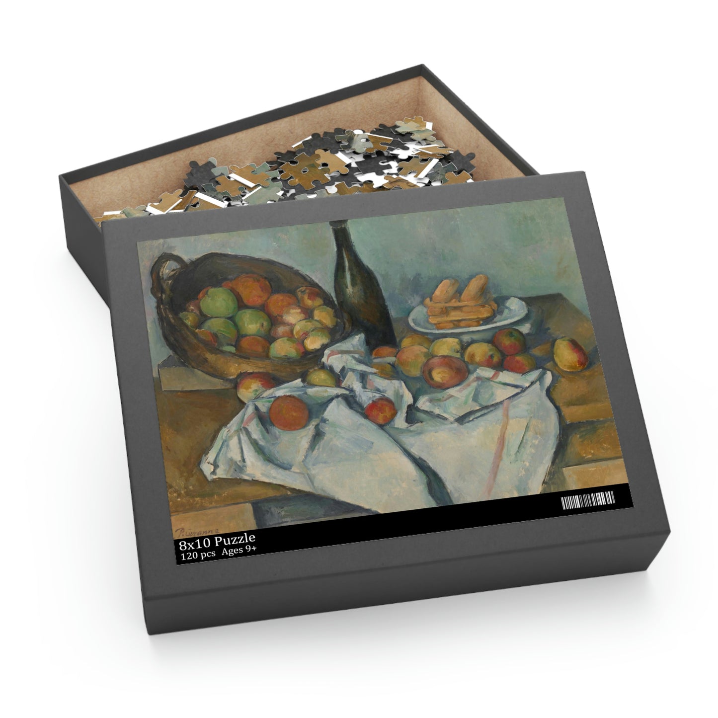 Basket of Apples, Paul Cezanne (120, 252, 500-Piece Puzzle)