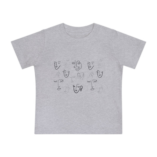 Many Faces Baby Short Sleeve T-Shirt