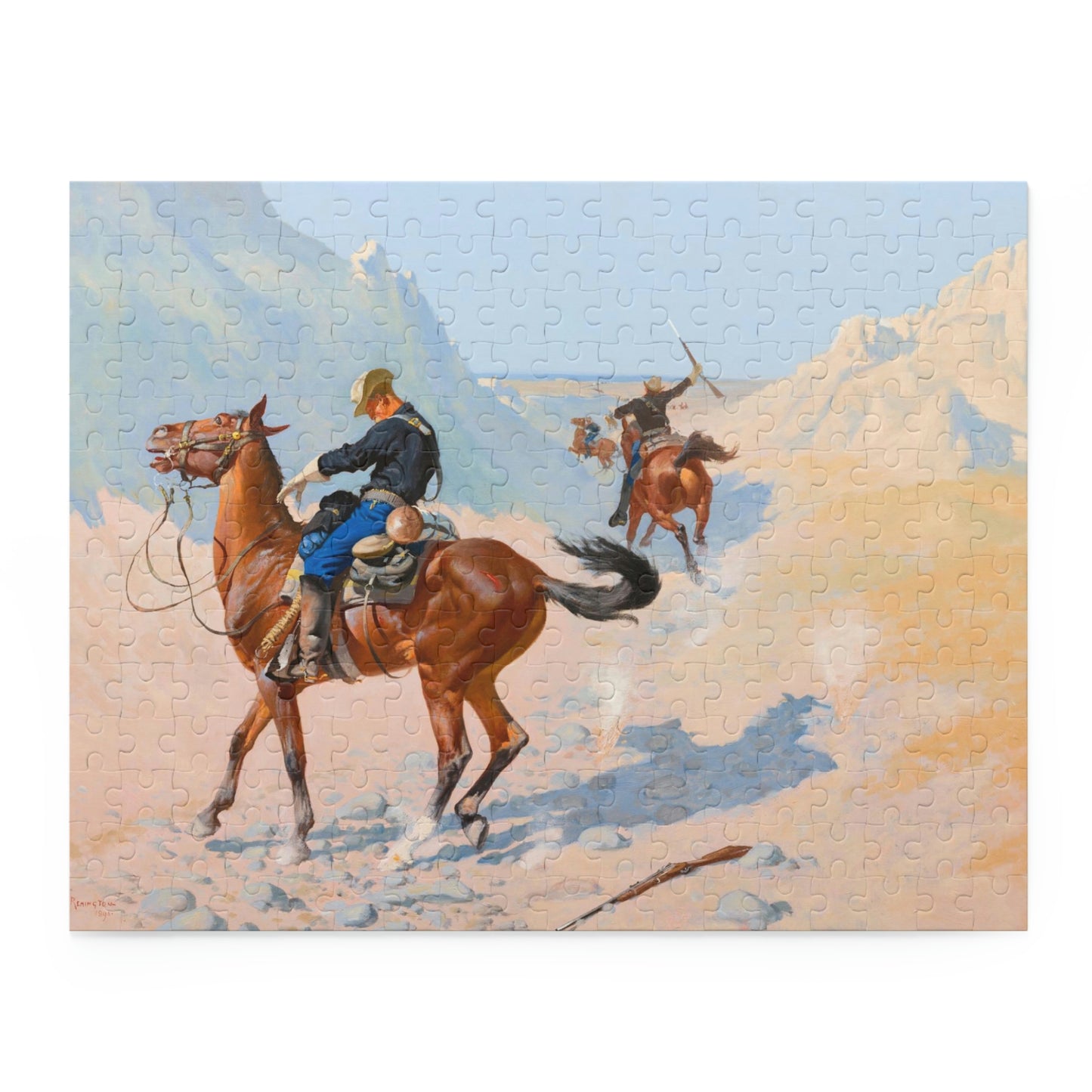 The Advanced Guard, Frederic Remington (120, 252, 500-Piece Puzzle)