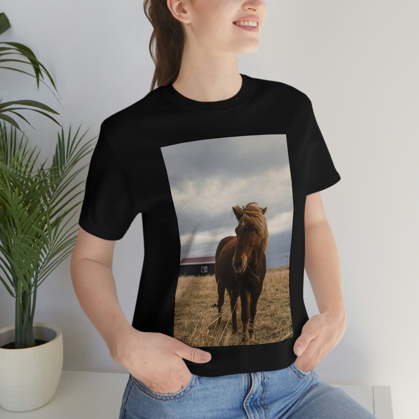 Icelandic Horse, Zara Neifield Photography - Unisex Jersey Short Sleeve Tee