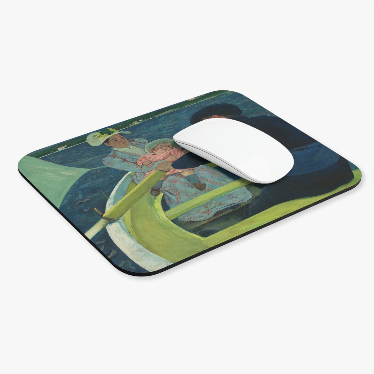 The Boating Party, Mary Cassat Mouse Pad (Rectangle)