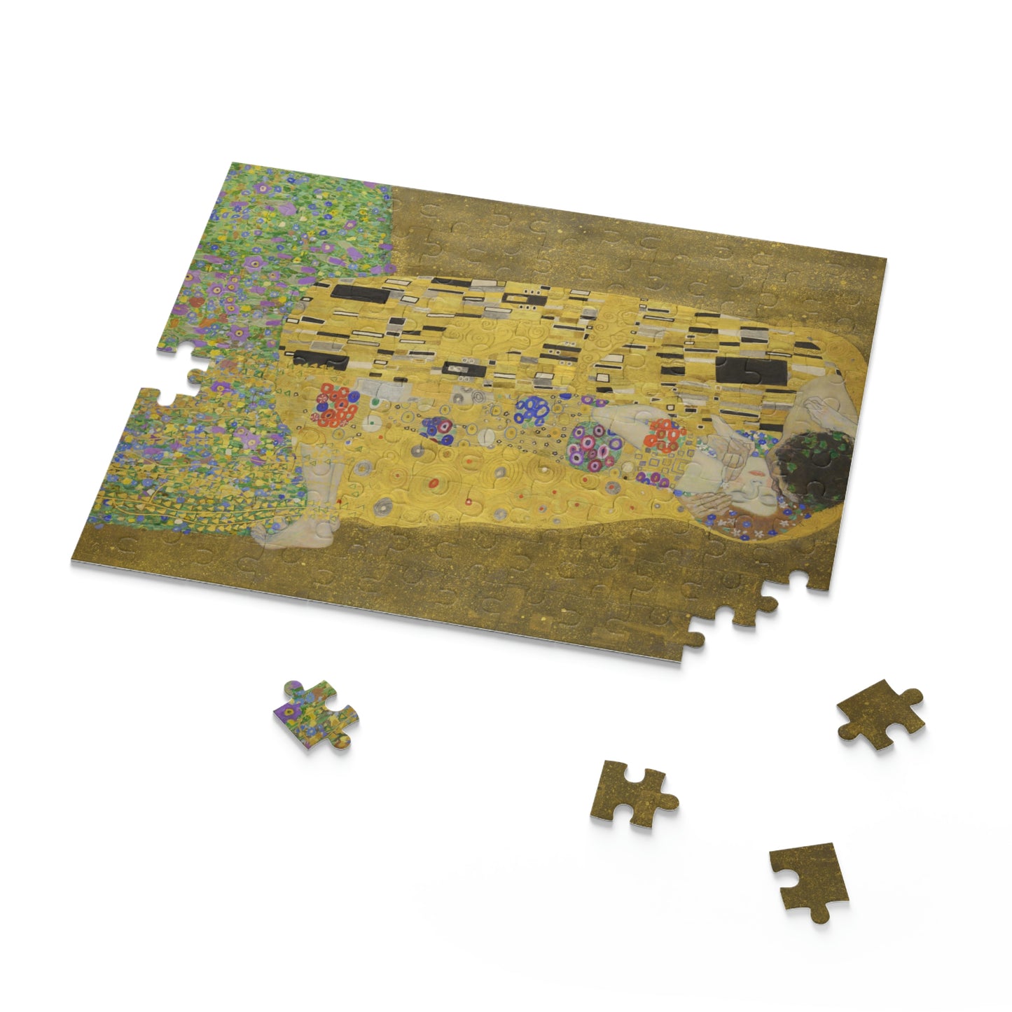 The Kiss, Gustav Klimt (120, 252, 500-Piece Puzzle)