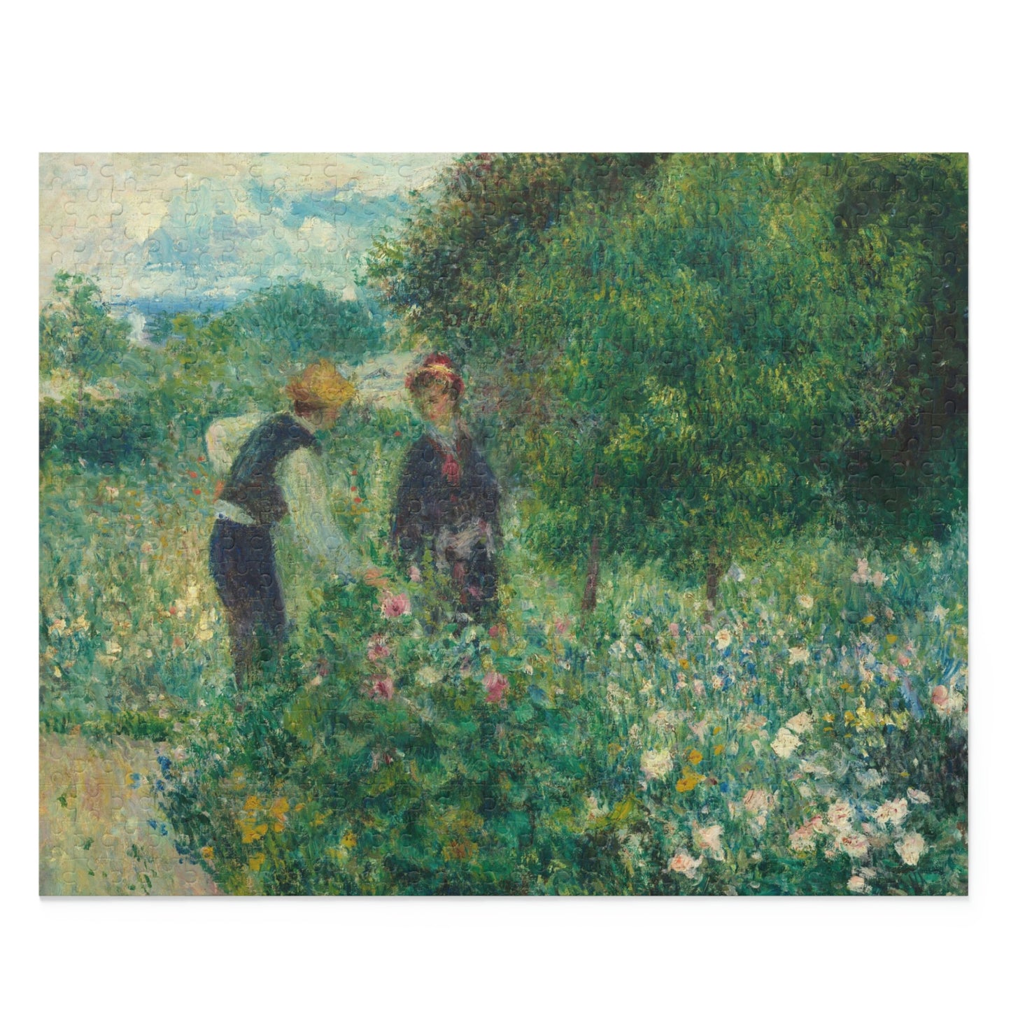 Picking Flowers, Auguste Renoir (120, 252, 500-Piece Puzzle)