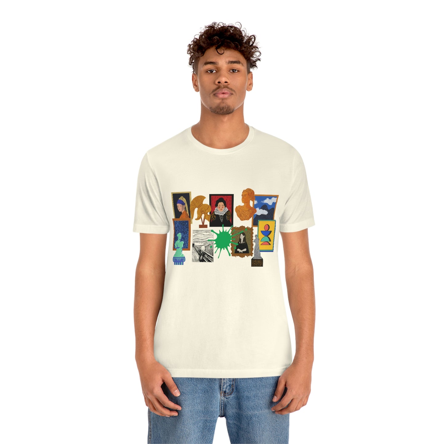 Art Collage - Unisex Jersey Short Sleeve Tee