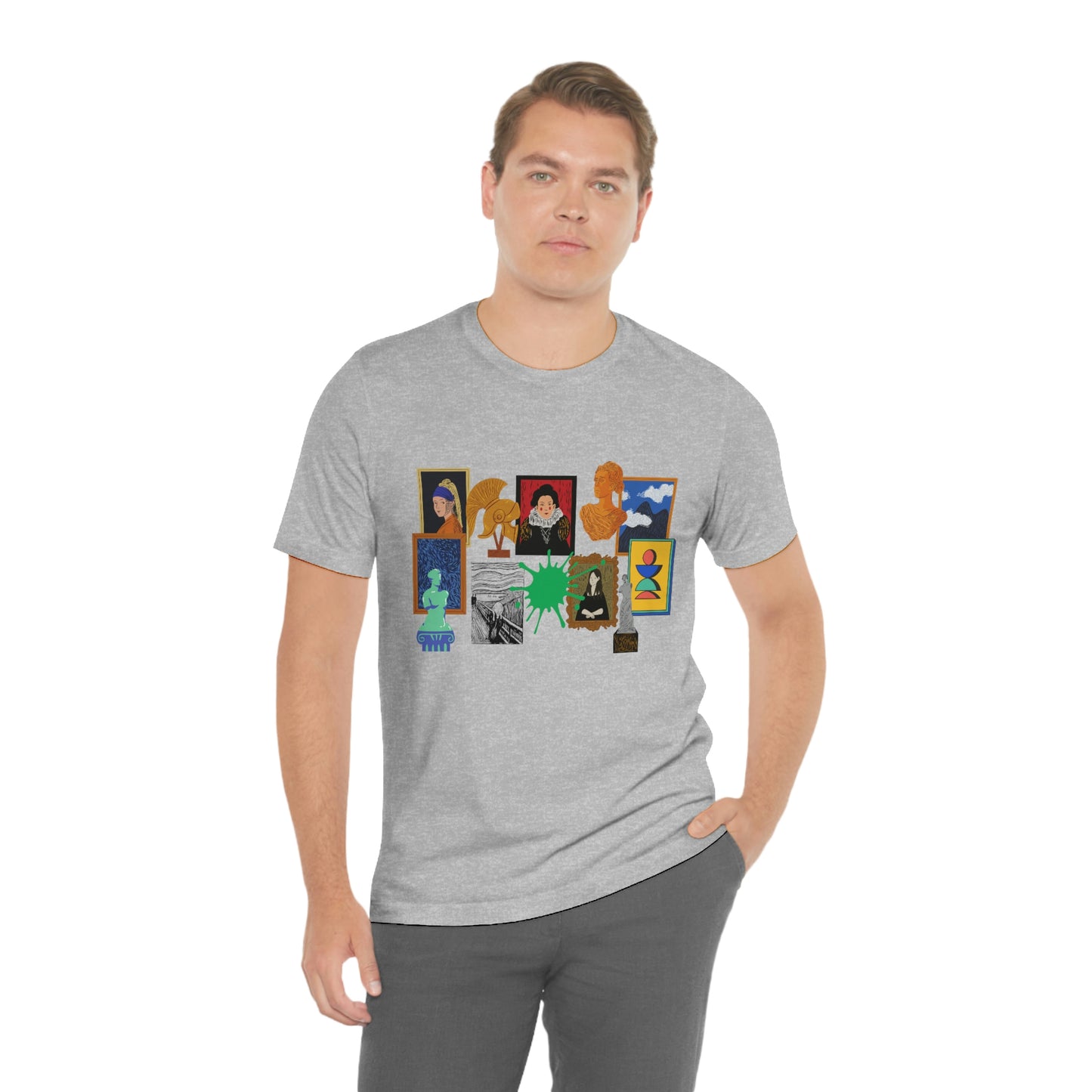 Art Collage - Unisex Jersey Short Sleeve Tee