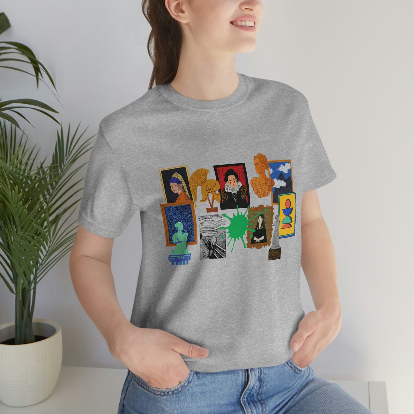 Art Collage - Unisex Jersey Short Sleeve Tee