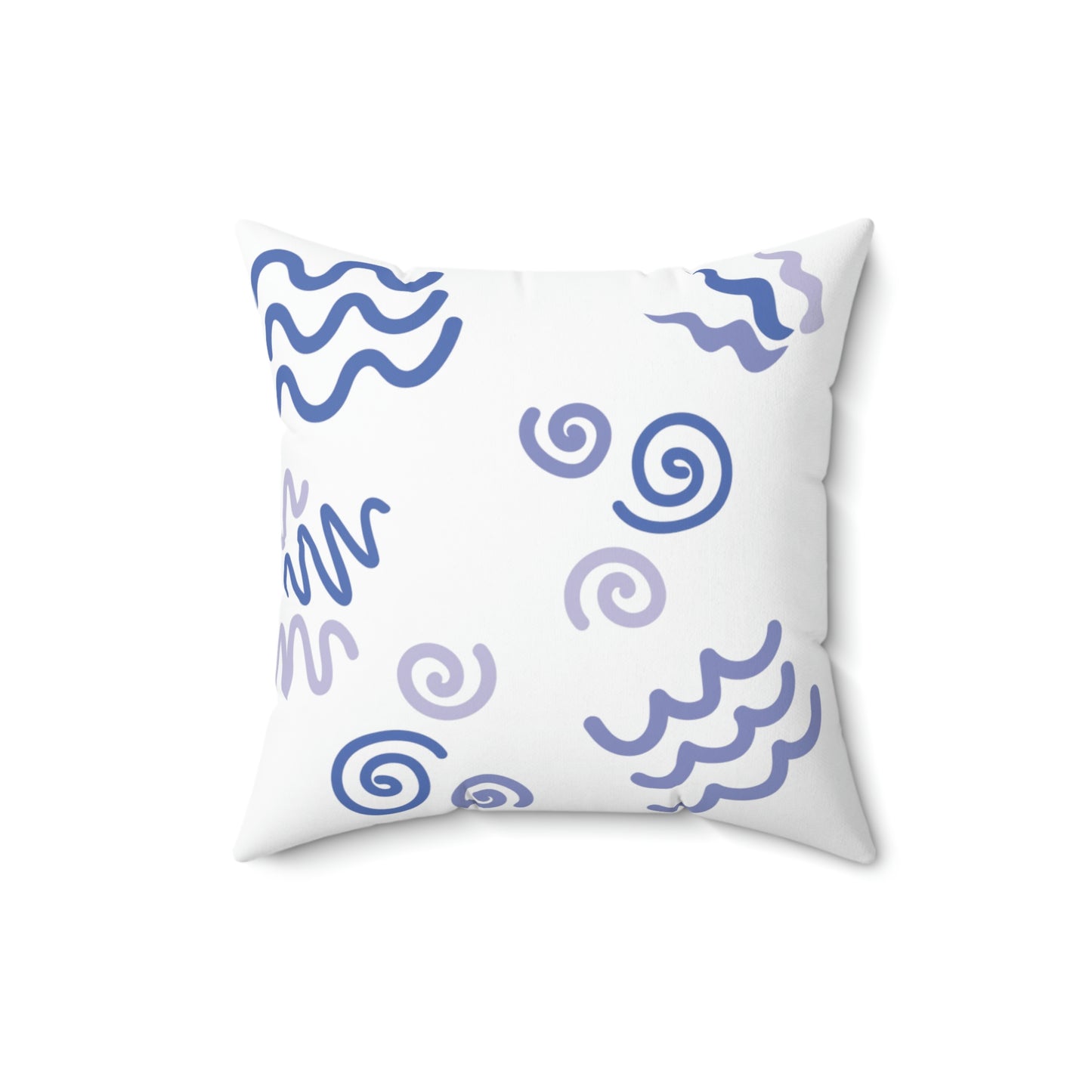 Swirl pillow - Spun Polyester Square Pillow