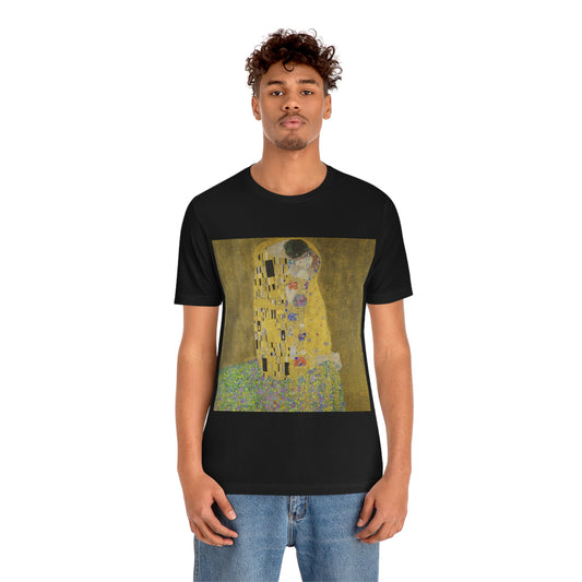 The Kiss, Gustave Klimt - Unisex Jersey Short Sleeve Tee