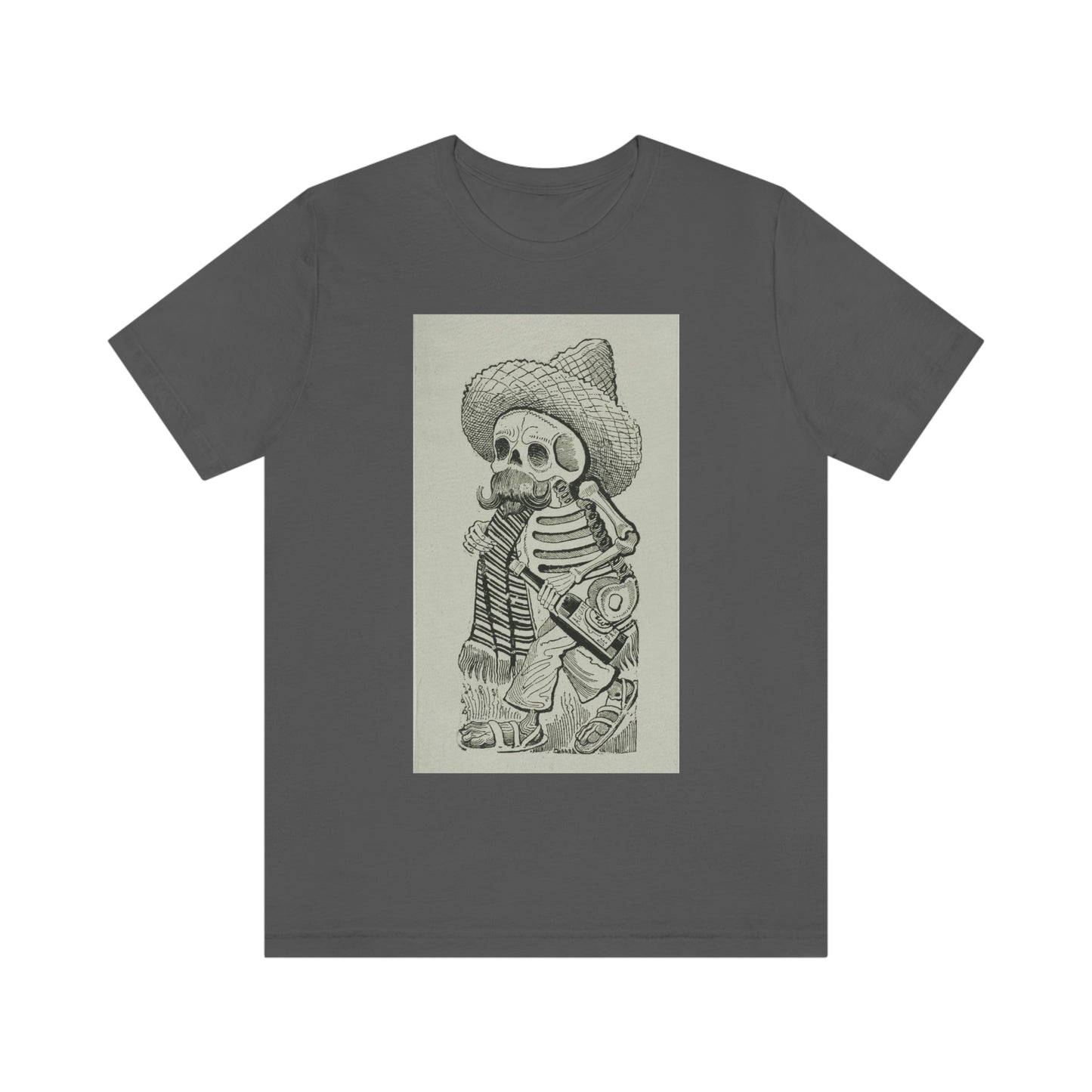 Calavera of Francisco Madero, Jose Guadalupe Posada - Unisex Jersey Short Sleeve Tee