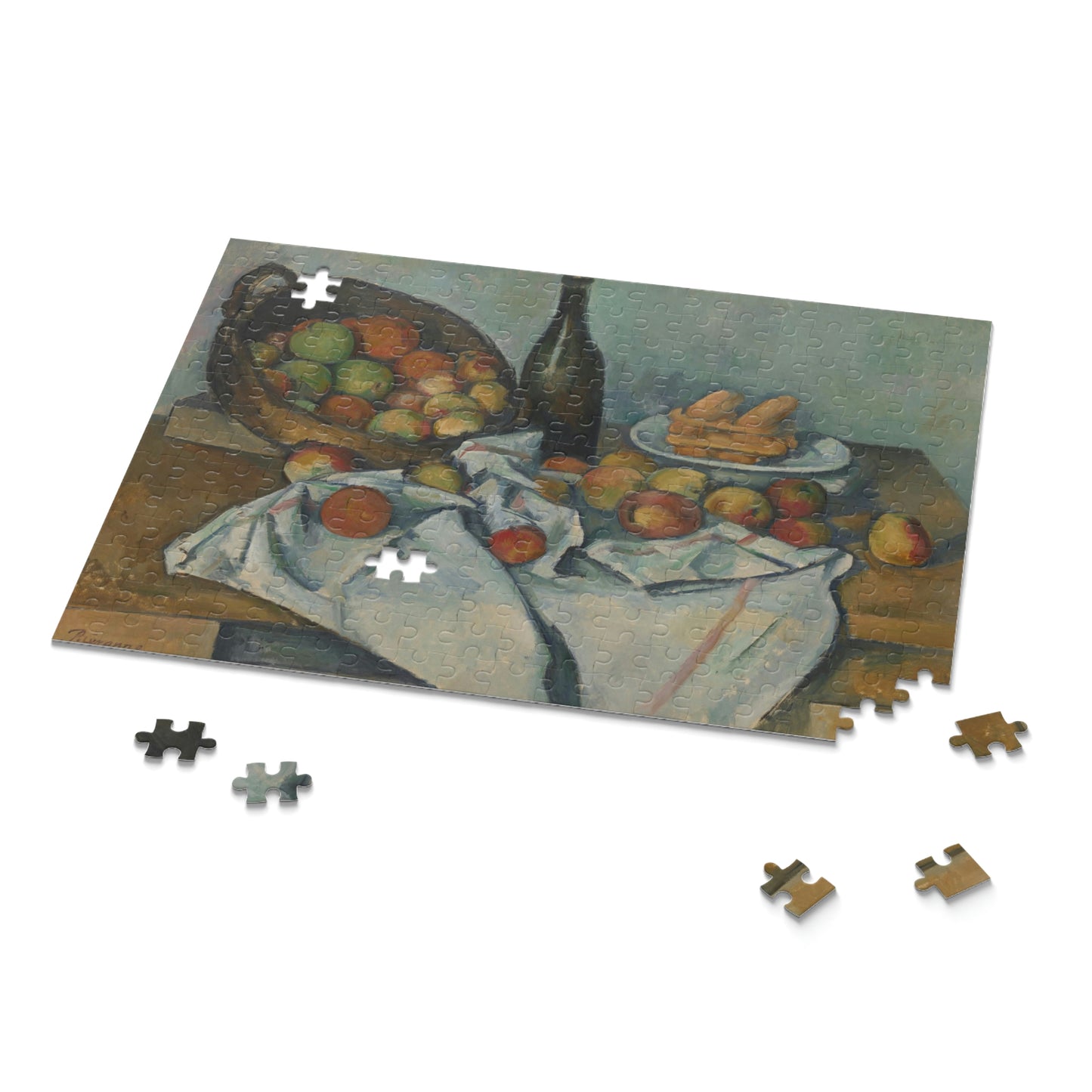 Basket of Apples, Paul Cezanne (120, 252, 500-Piece Puzzle)
