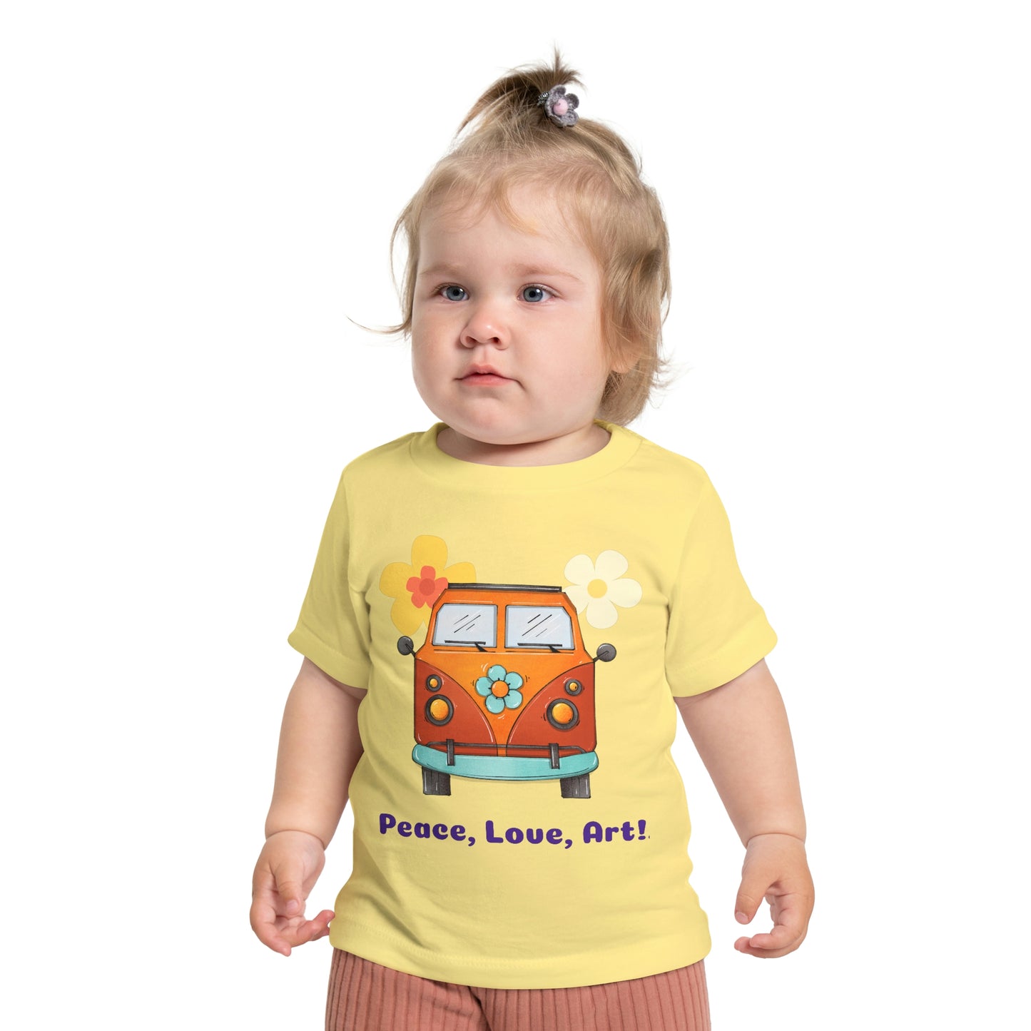 Peace, Love, Art! Baby Short Sleeve T-Shirt