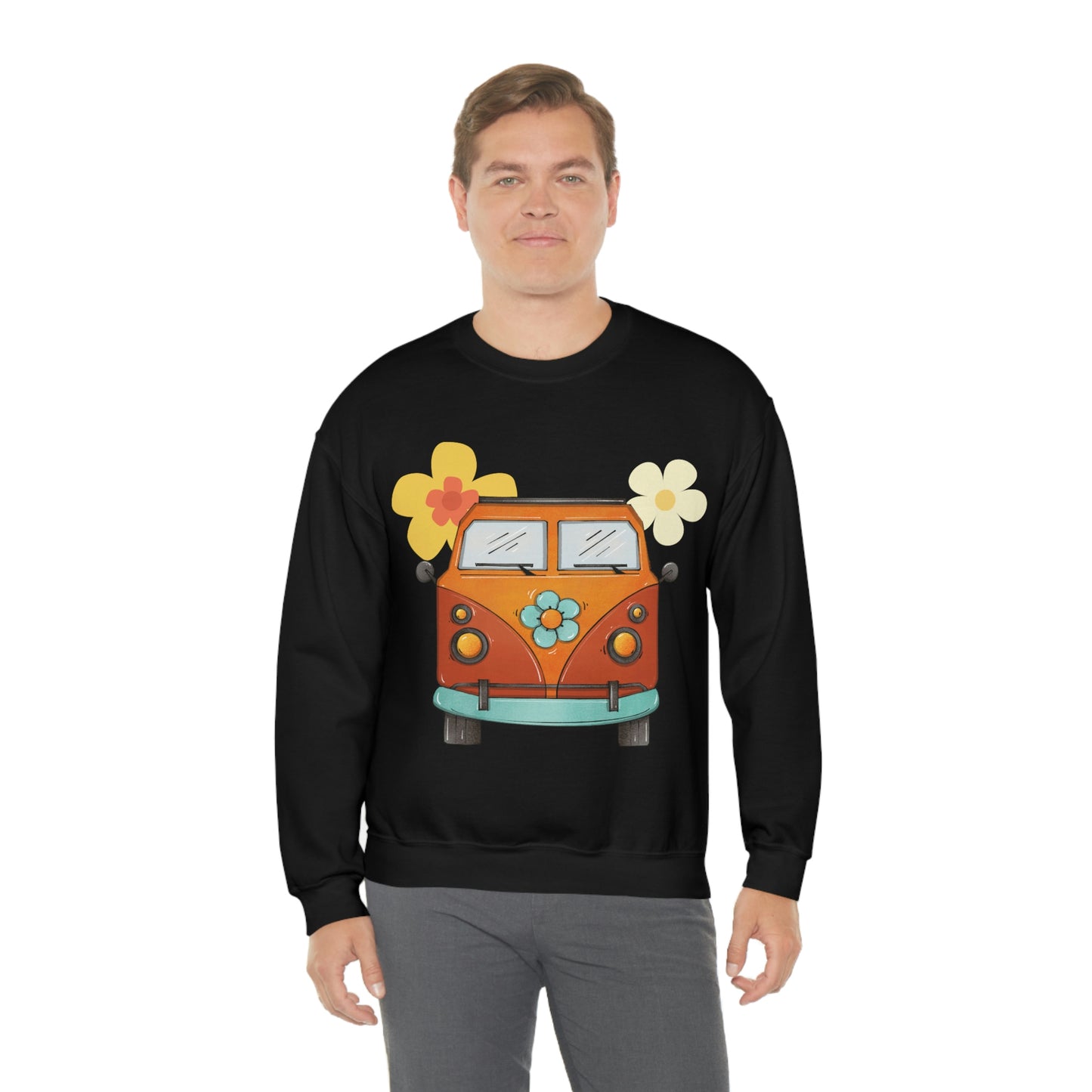 Flower Power - Unisex Heavy Blend™ Crewneck Sweatshirt