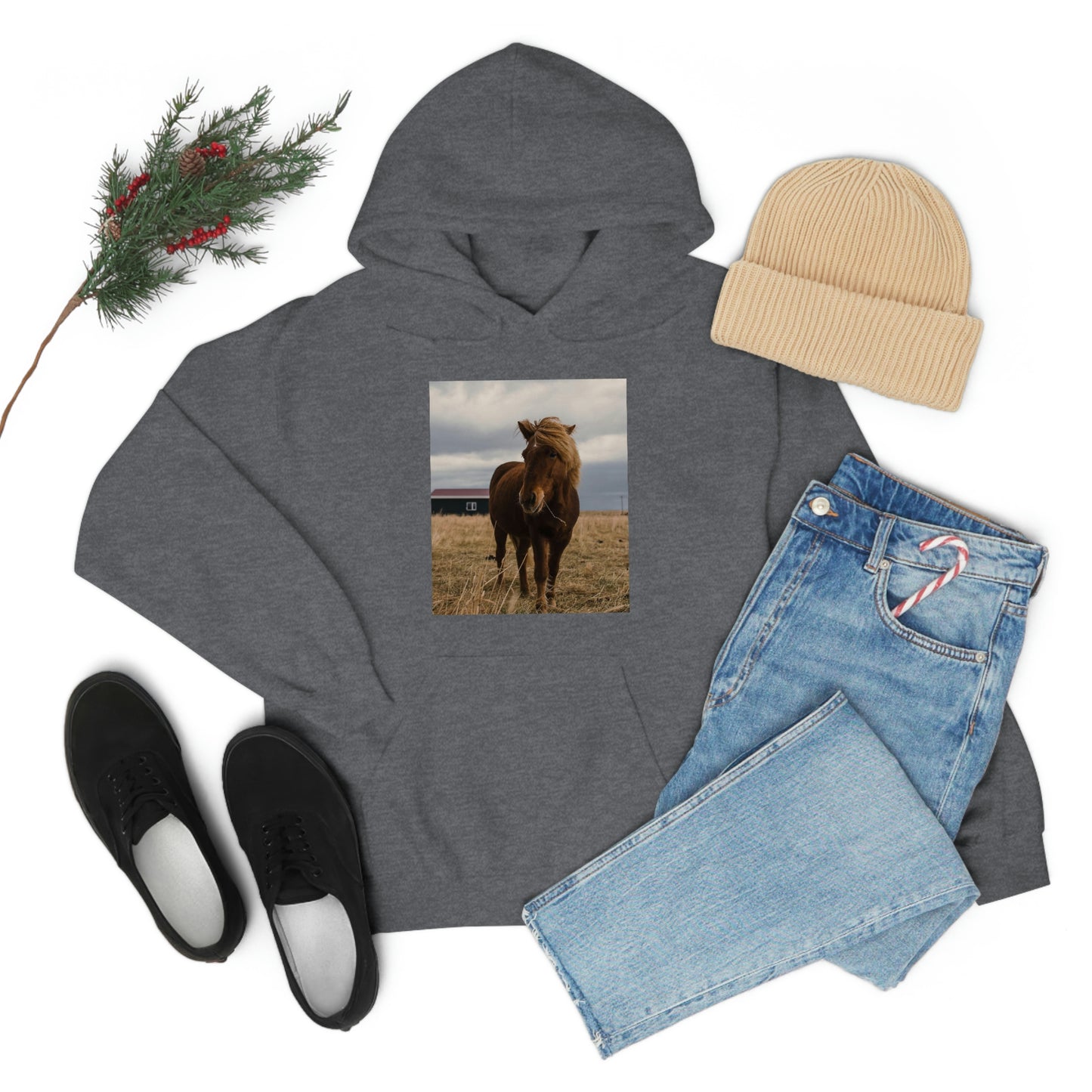 Icelandic Horse, Zara Neifield Photography - Unisex Heavy Blend™ Hooded Sweatshirt