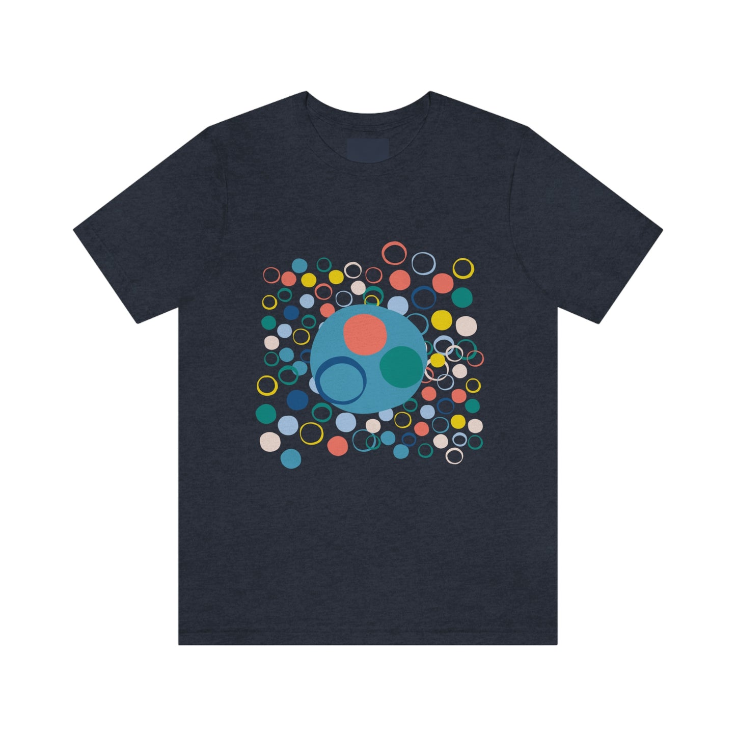 Abstract circles - Unisex Jersey Short Sleeve Tee