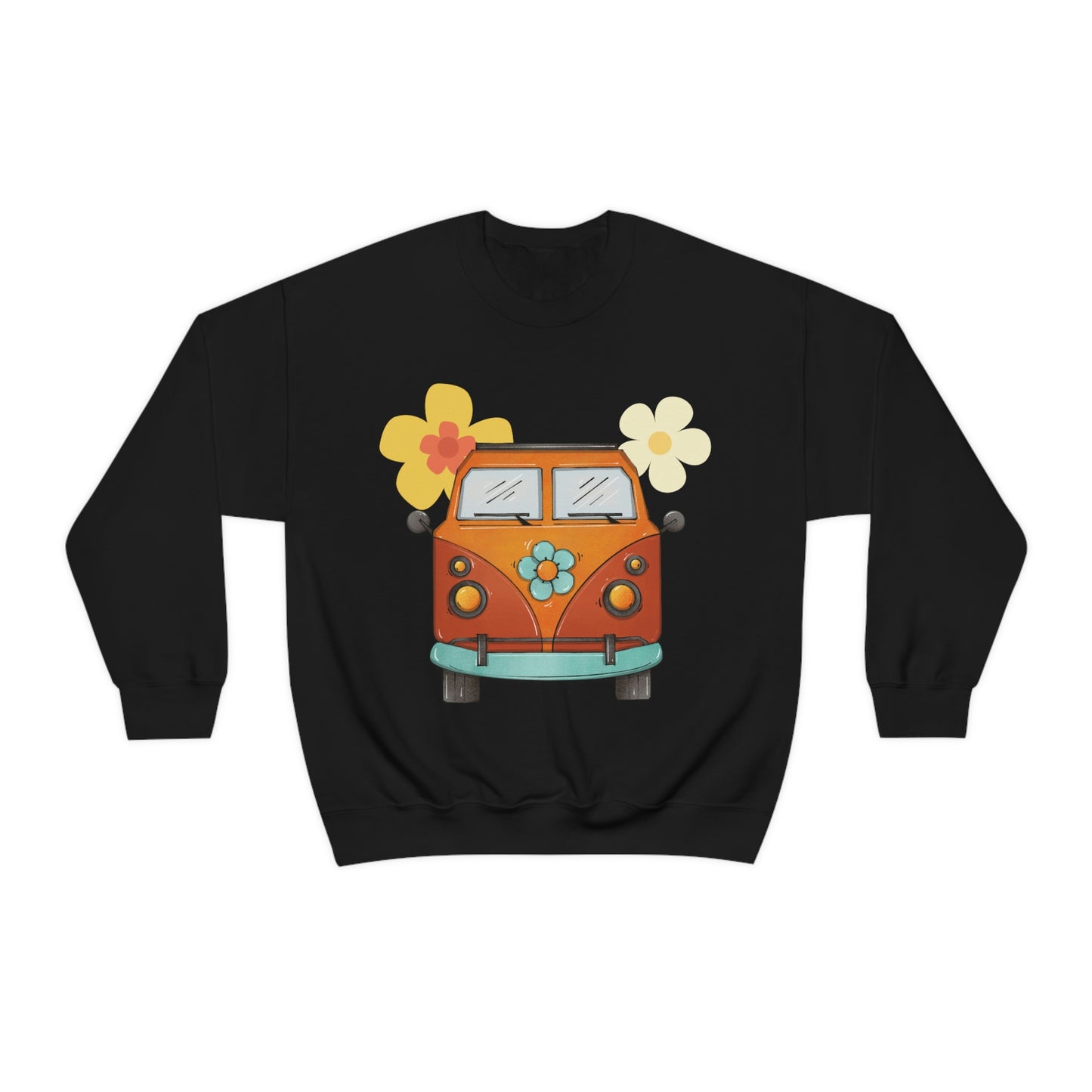 Flower Power - Unisex Heavy Blend™ Crewneck Sweatshirt