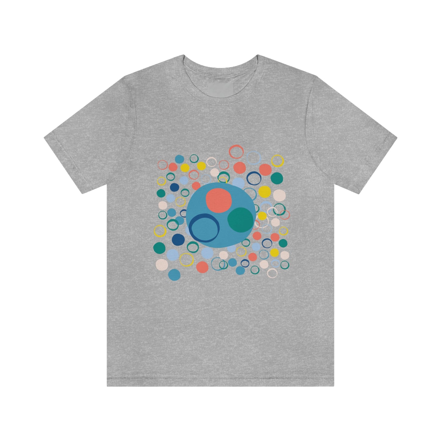 Abstract circles - Unisex Jersey Short Sleeve Tee