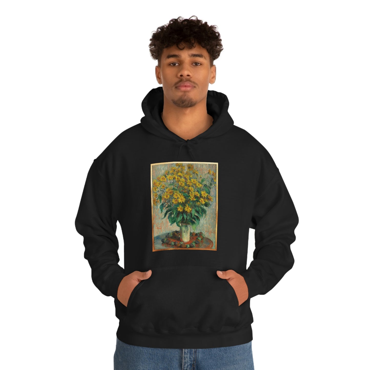 Monet Flowers - Unisex Heavy Blend™ Hooded Sweatshirt