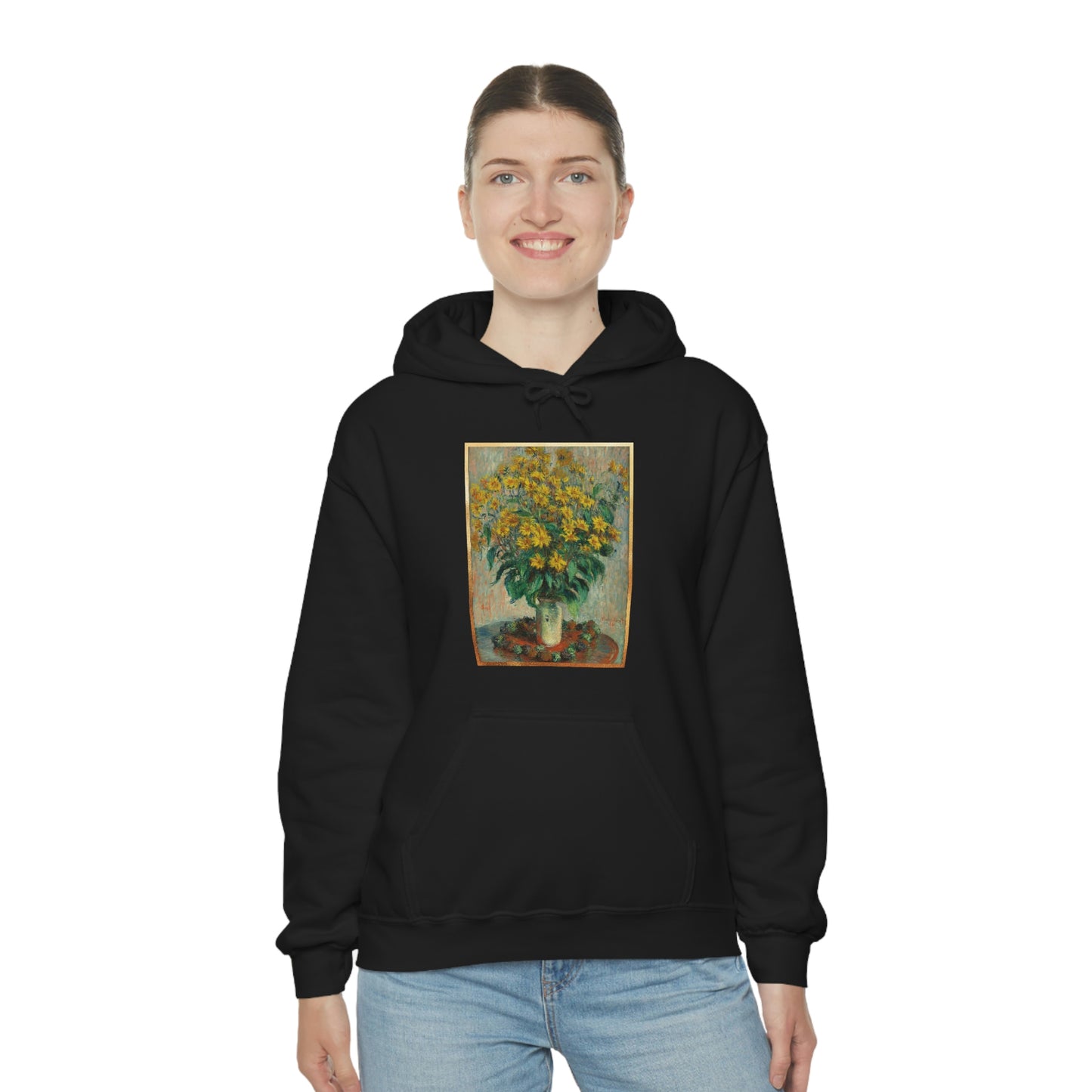 Monet Flowers - Unisex Heavy Blend™ Hooded Sweatshirt