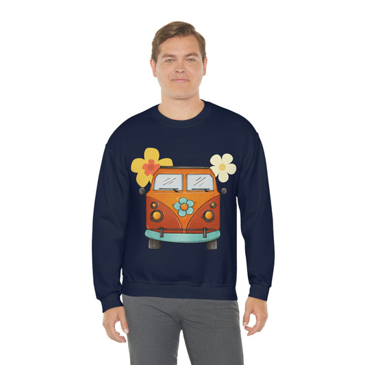 Flower Power - Unisex Heavy Blend™ Crewneck Sweatshirt