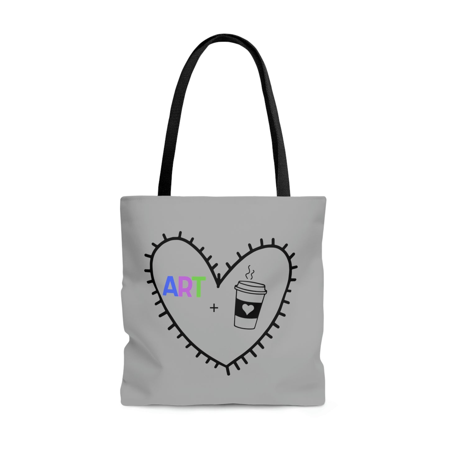 Art + Coffee Tote Bag