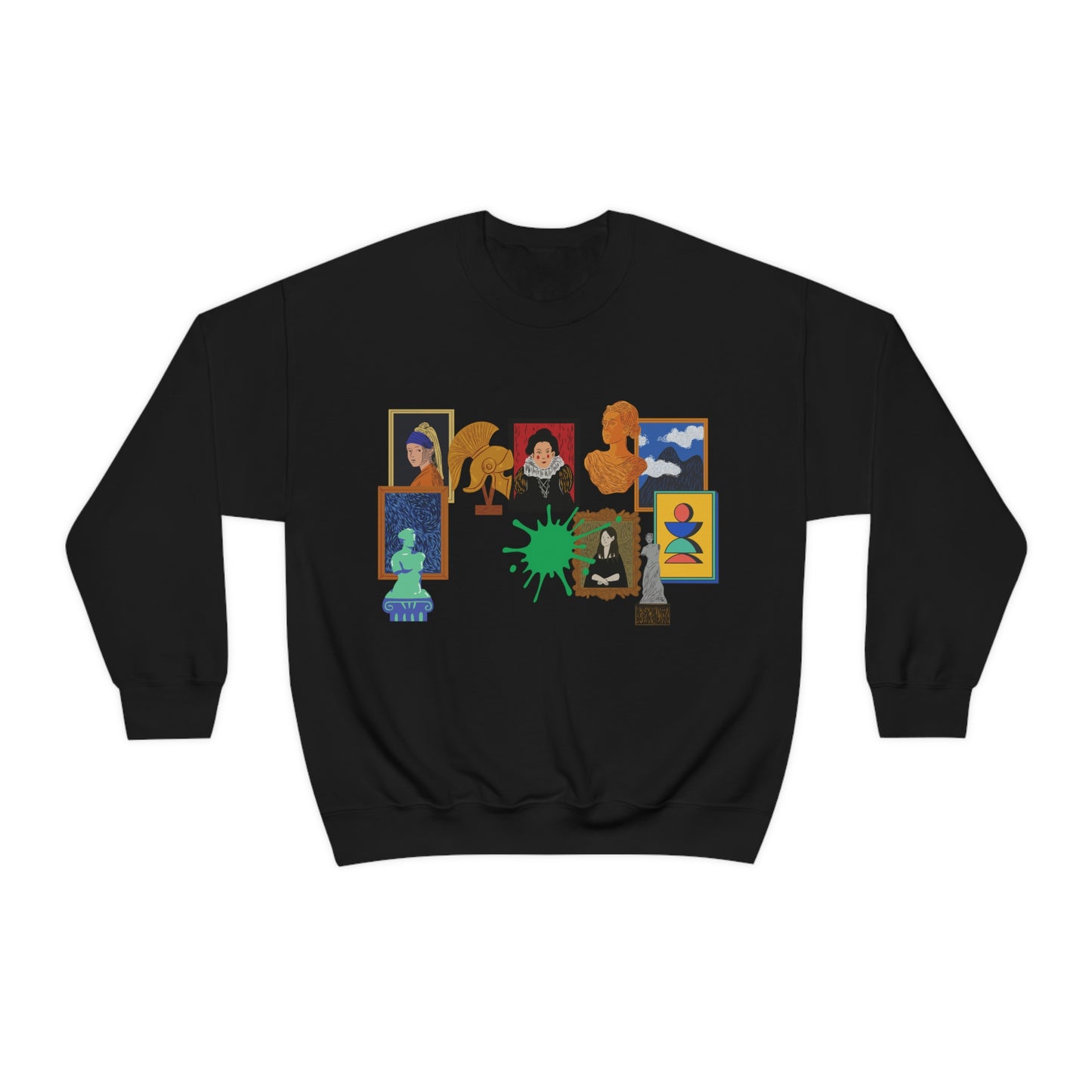 Art Collage - Unisex Heavy Blend™ Crewneck Sweatshirt