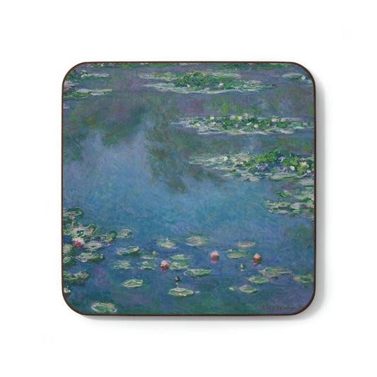 Water Lilies, Claude Monet - Hardboard Back Coaster