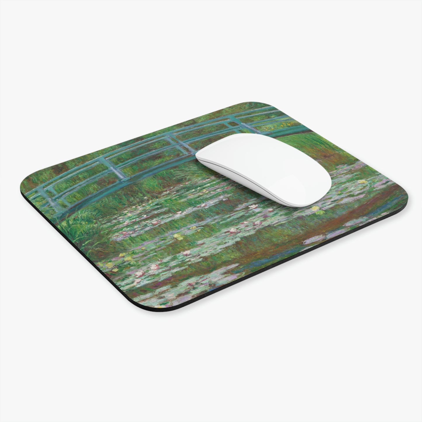 The Japanese Footbridge Claude Monet Mouse Pad (Rectangle)