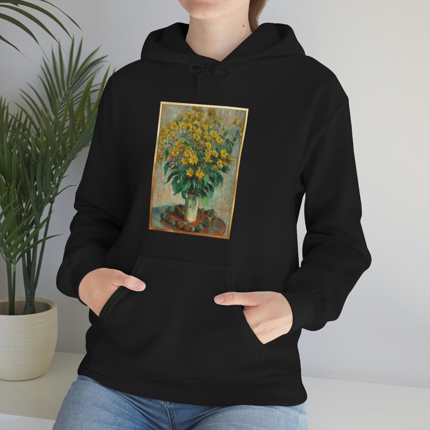 Monet Flowers - Unisex Heavy Blend™ Hooded Sweatshirt