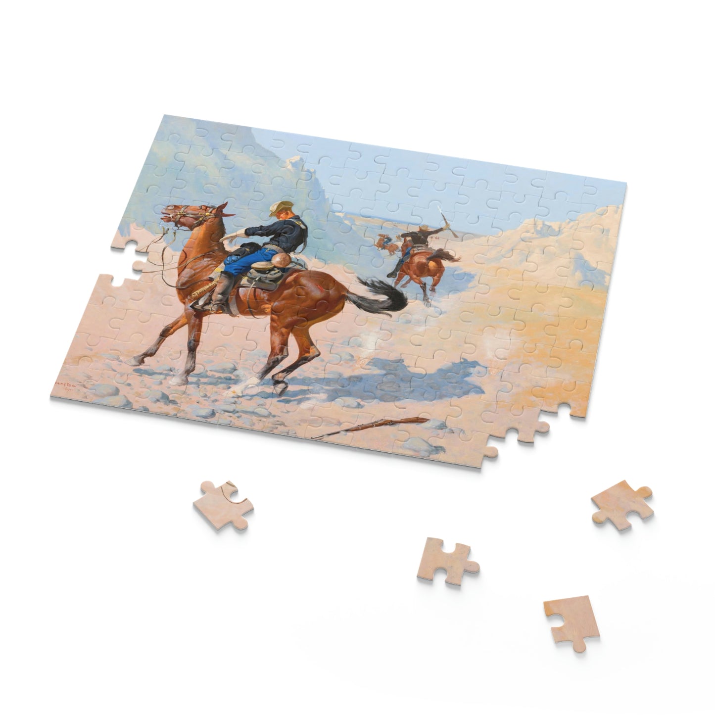 The Advanced Guard, Frederic Remington (120, 252, 500-Piece Puzzle)