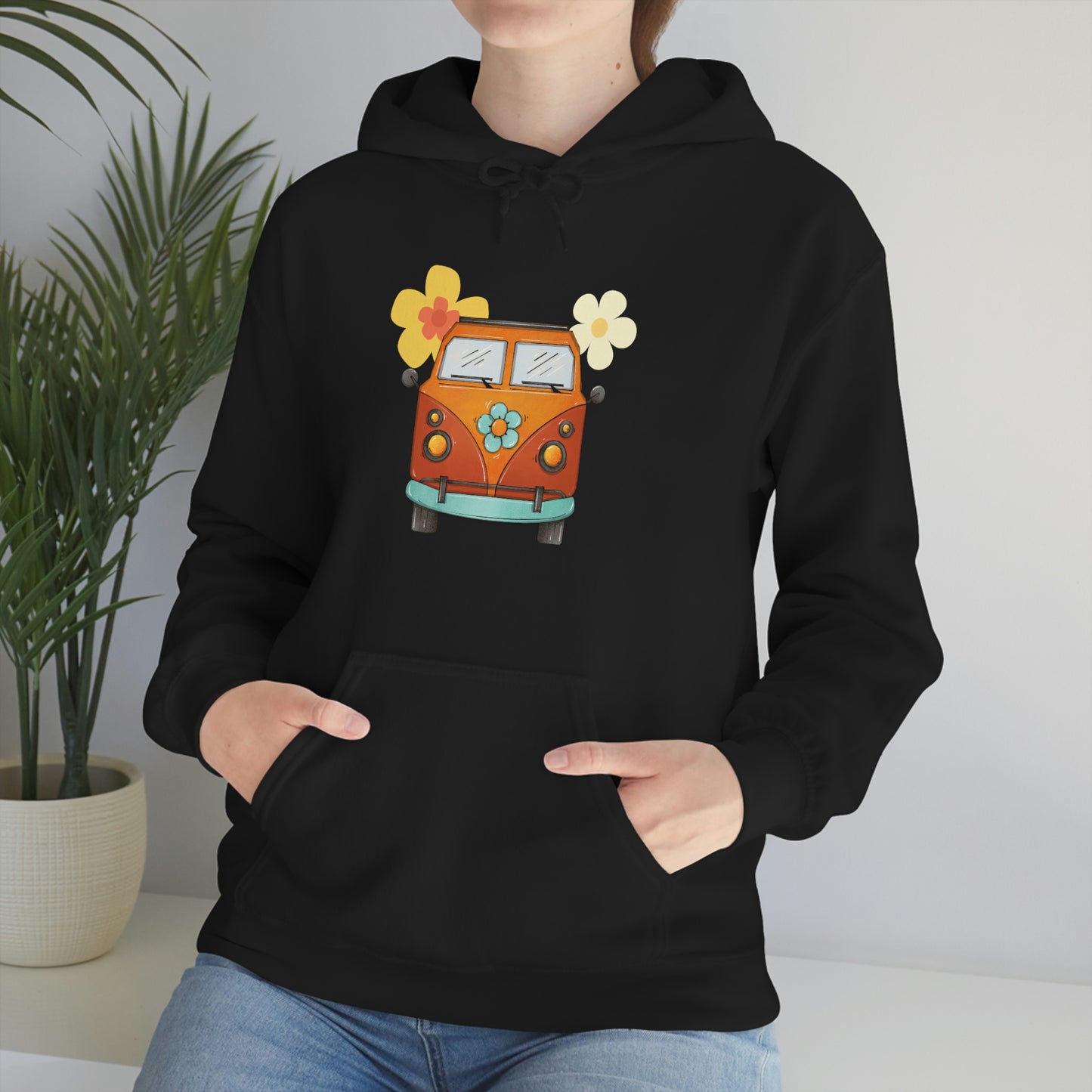 Flower Power - Unisex Heavy Blend™ Hooded Sweatshirt