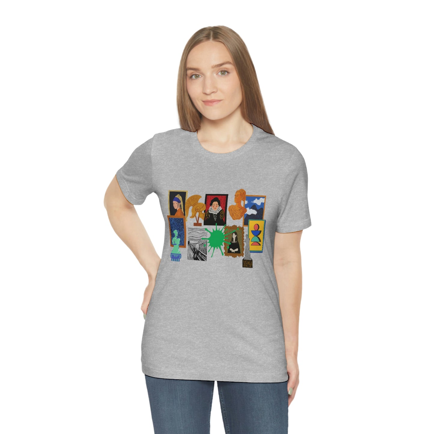 Art Collage - Unisex Jersey Short Sleeve Tee