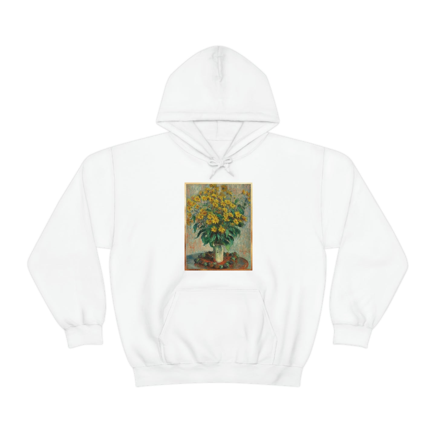 Monet Flowers - Unisex Heavy Blend™ Hooded Sweatshirt