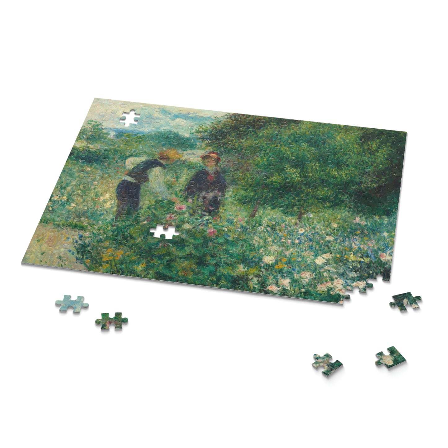 Picking Flowers, Auguste Renoir (120, 252, 500-Piece Puzzle)