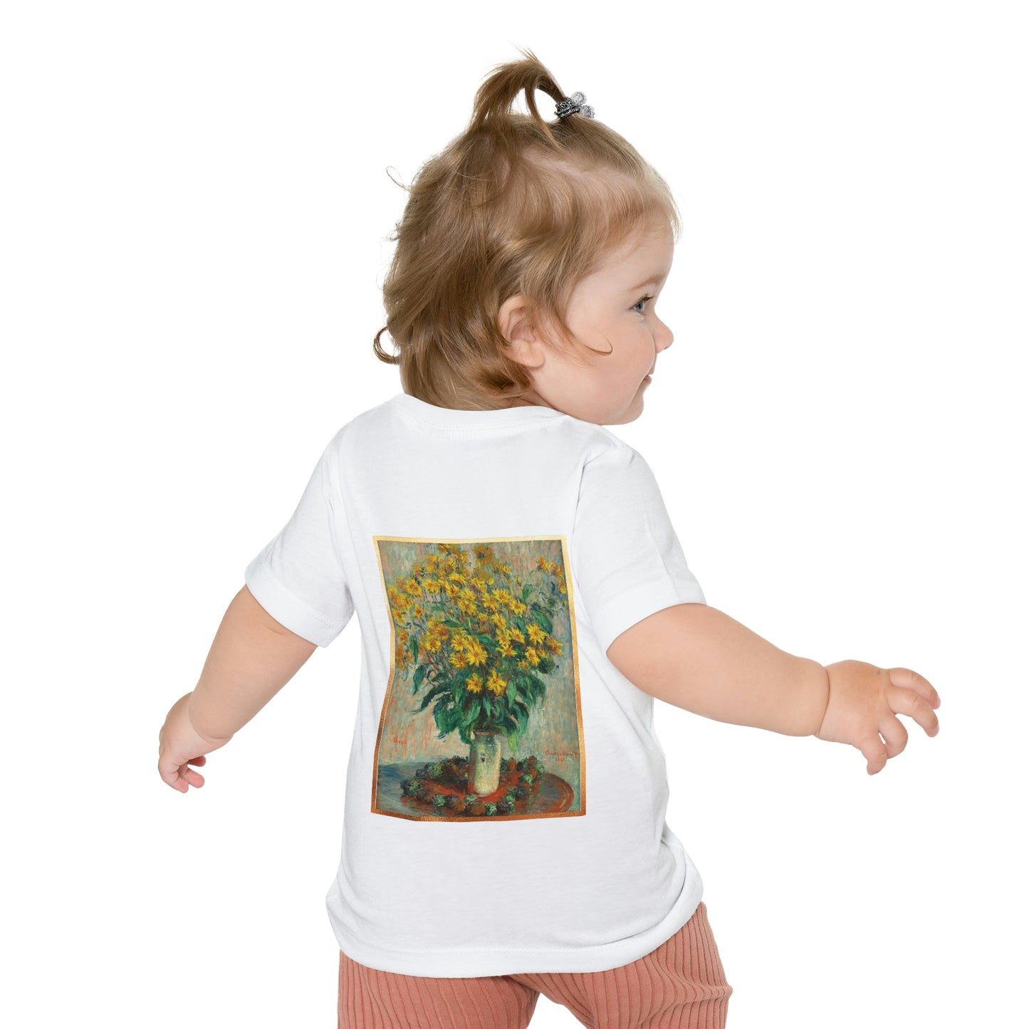 Too Pretty! Monet Flowers Baby Short Sleeve T-Shirt