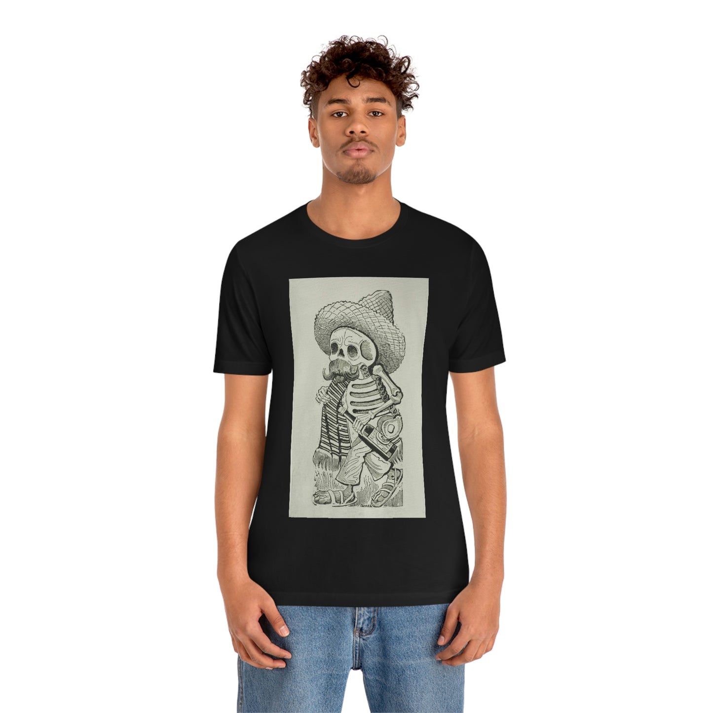 Calavera of Francisco Madero, Jose Guadalupe Posada - Unisex Jersey Short Sleeve Tee