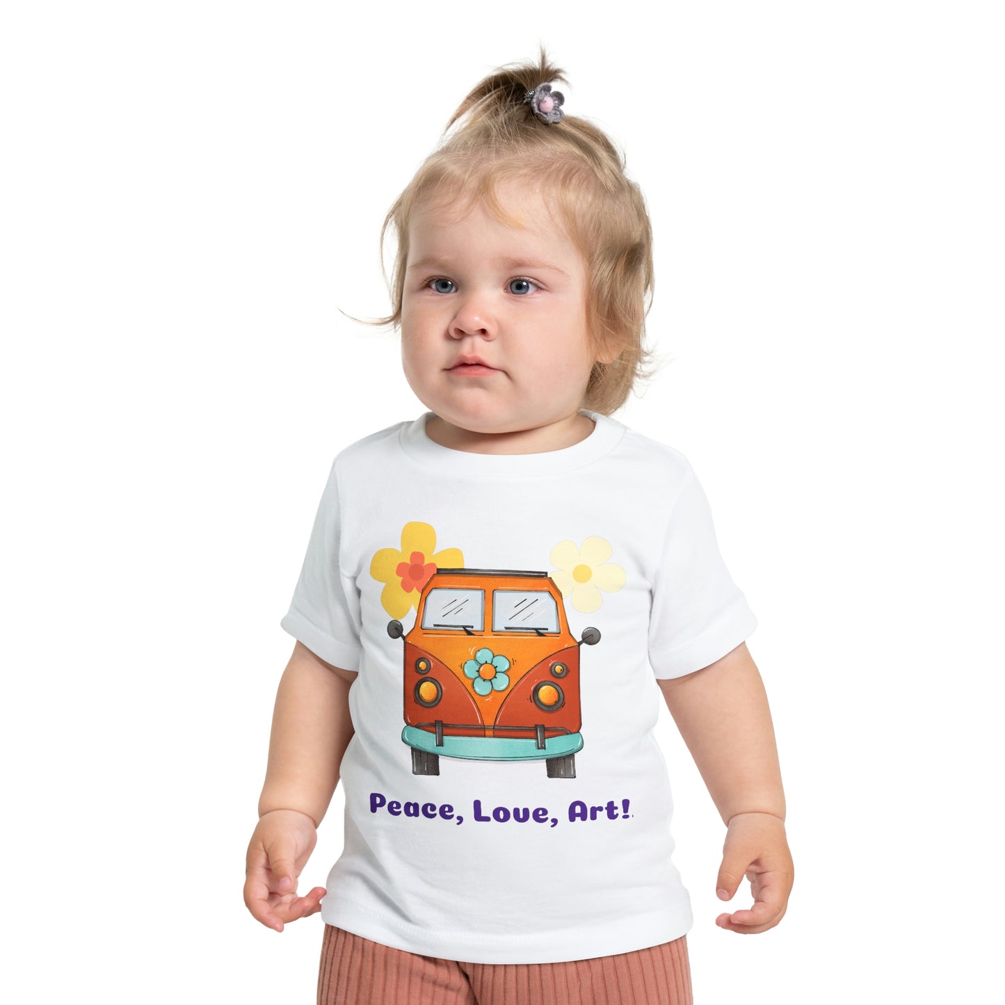 Peace, Love, Art! Baby Short Sleeve T-Shirt