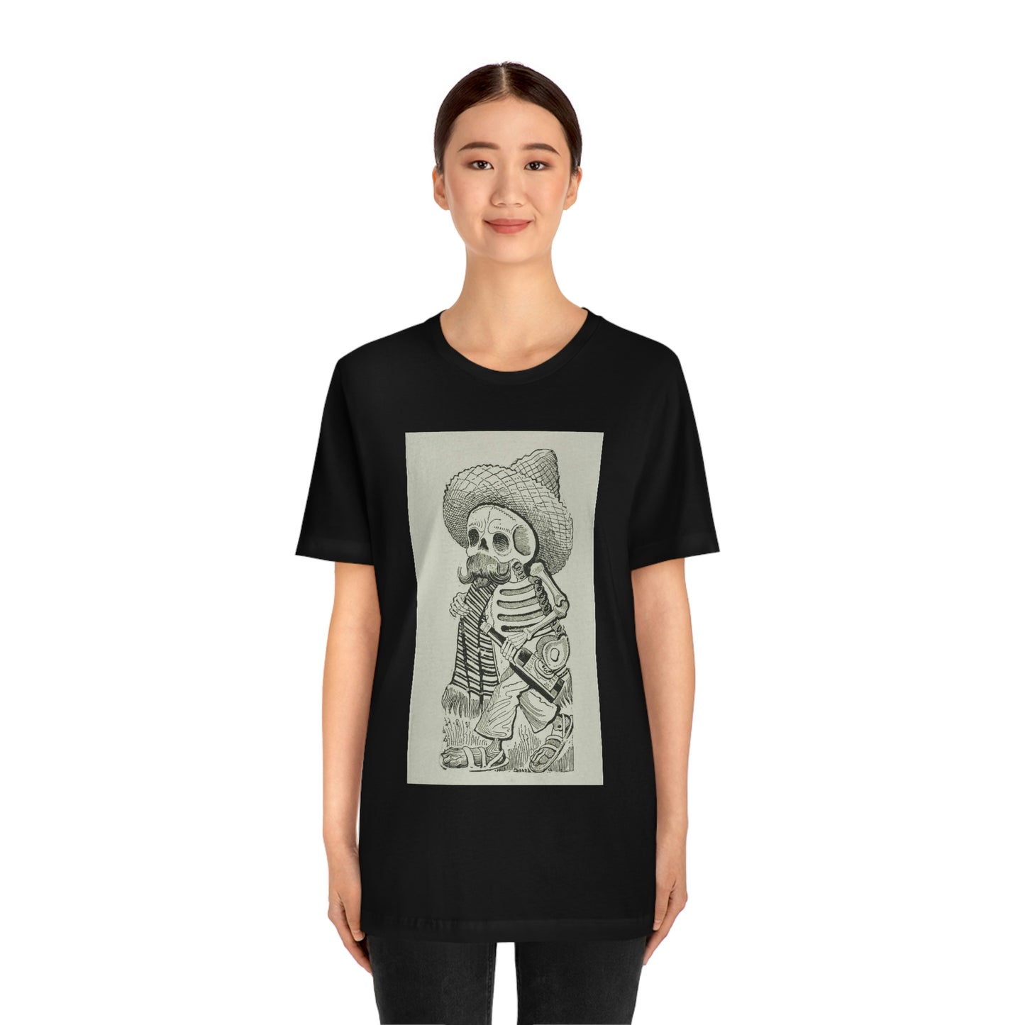 Calavera of Francisco Madero, Jose Guadalupe Posada - Unisex Jersey Short Sleeve Tee