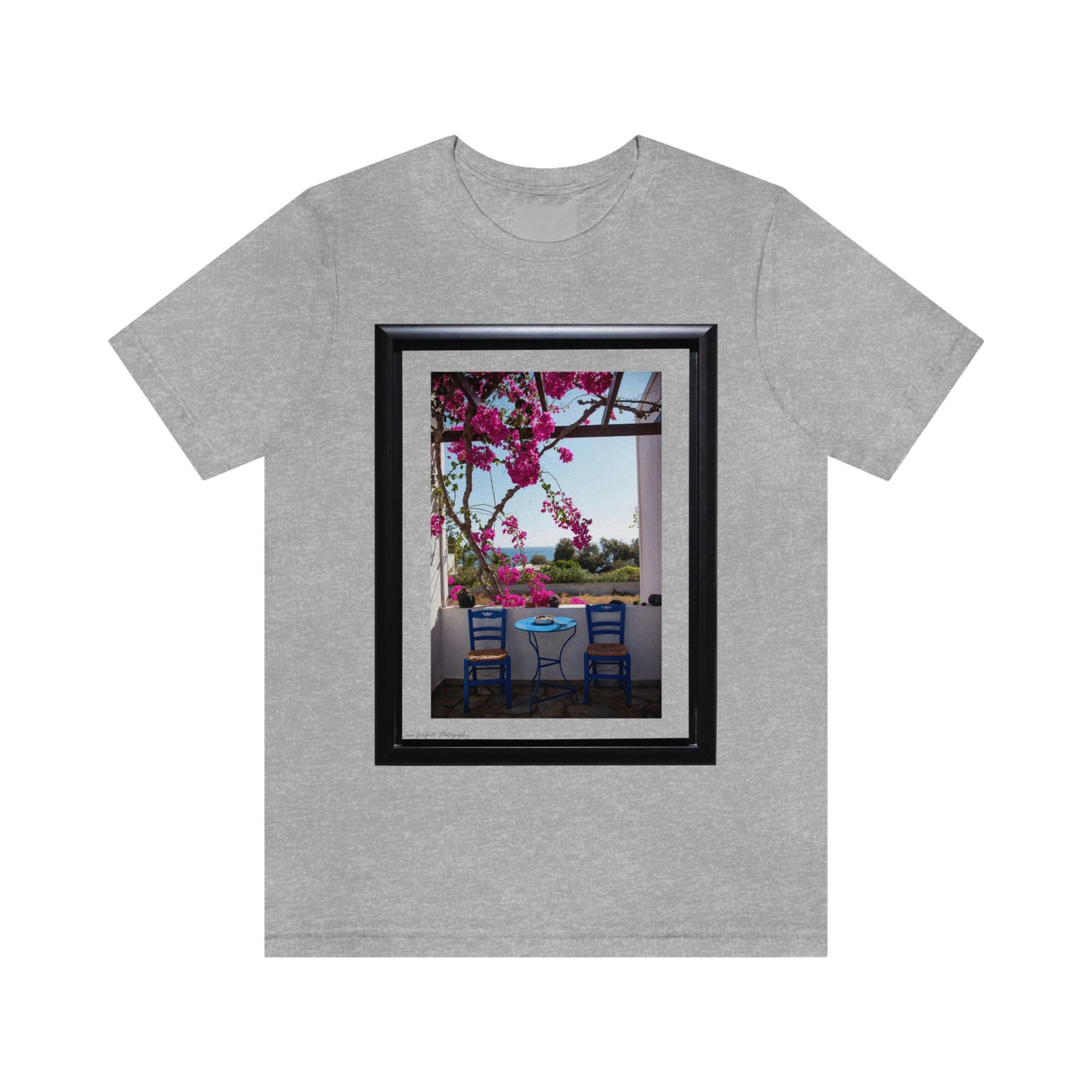 Greek Flowers, Zara Neifield Photography - Unisex Jersey Short Sleeve Tee