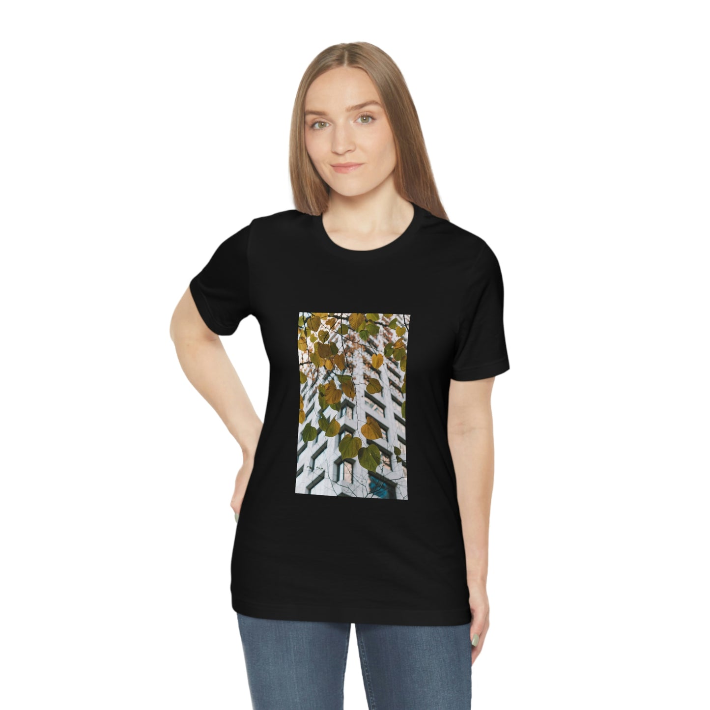 Leaves- Zara Neifield Photography - Unisex Jersey Short Sleeve Tee