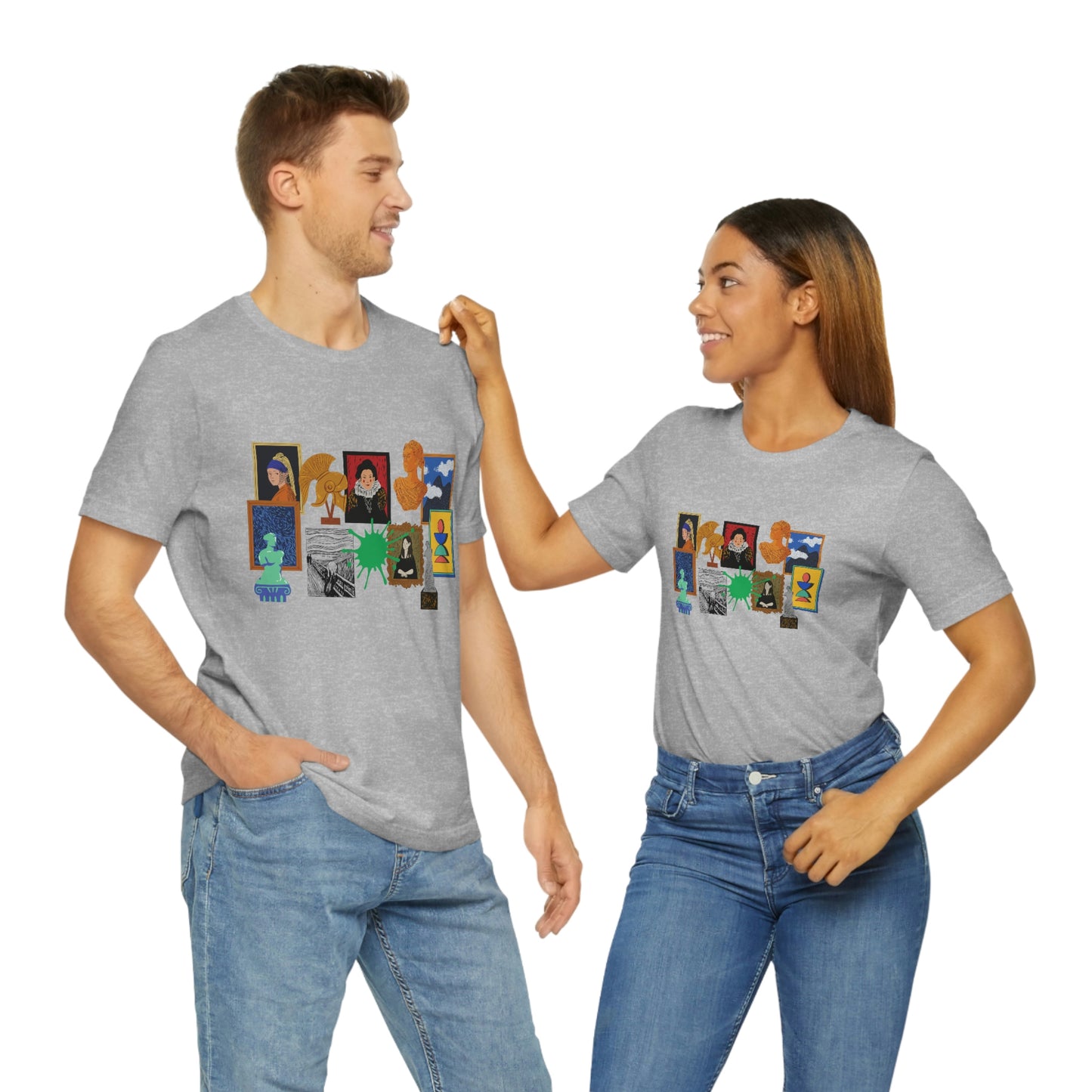 Art Collage - Unisex Jersey Short Sleeve Tee