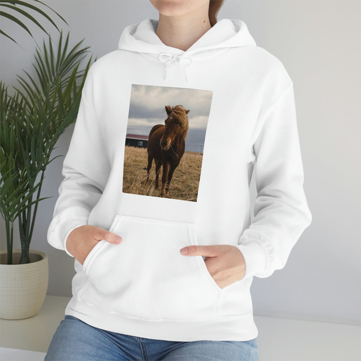 Icelandic Horse, Zara Neifield Photography - Unisex Heavy Blend™ Hooded Sweatshirt