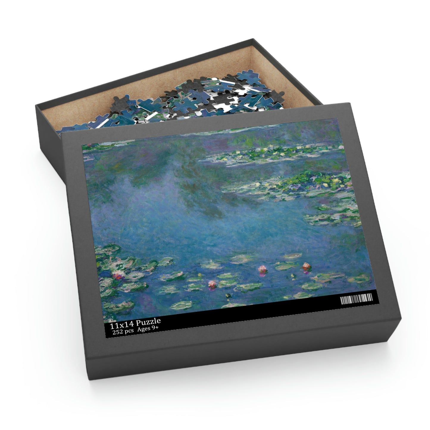 Water Lilies, Claude Monet Puzzle (120, 252, 500-Piece)